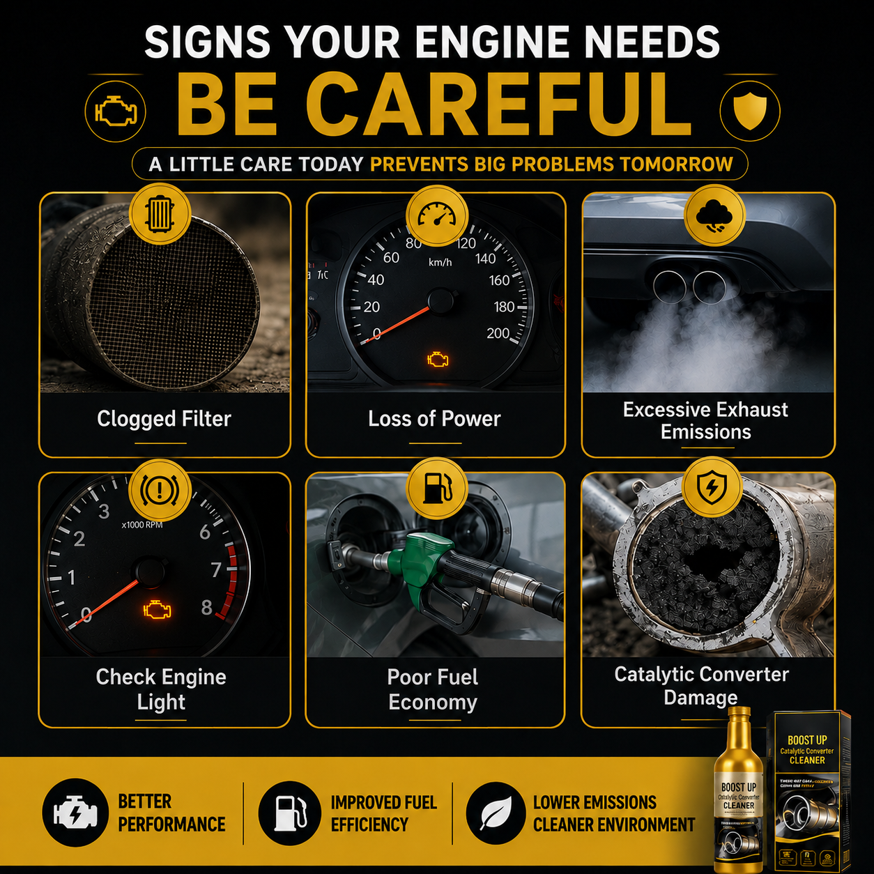 Boost Up Catalytic Converter Cleaner-BUY 1 GET 1 FREE!🔥